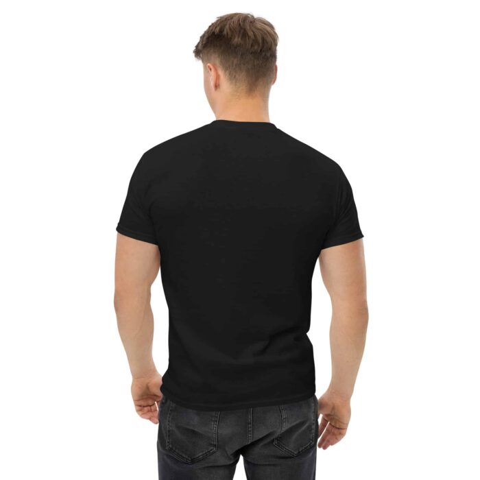 X Fashion Classic T-Shirt Herren Schwarz – Rückenansicht