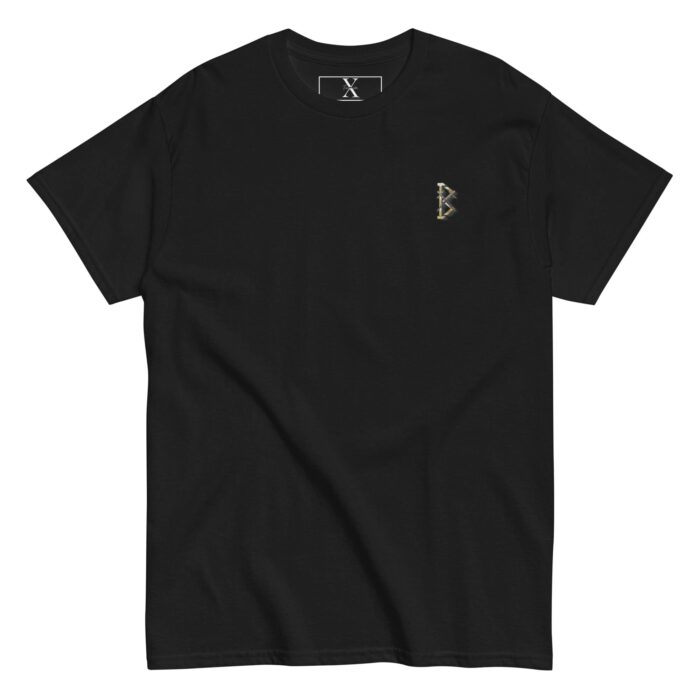 X Fashion Classic T-Shirt Herren Schwarz – Frontansicht