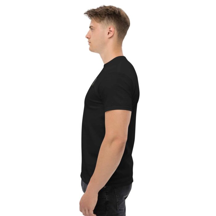 X Fashion Classic T-Shirt Herren Schwarz – Seitenansicht links
