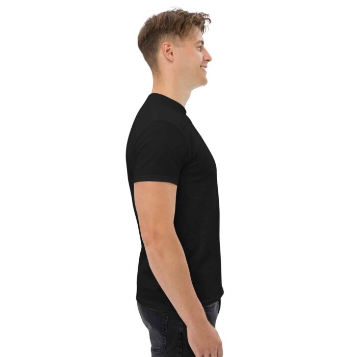 X Fashion Classic T-Shirt Herren Schwarz – Seitenansicht rechts