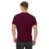 X Fashion Classic T-Shirt Herren Kastanienbraun – Rückenansicht