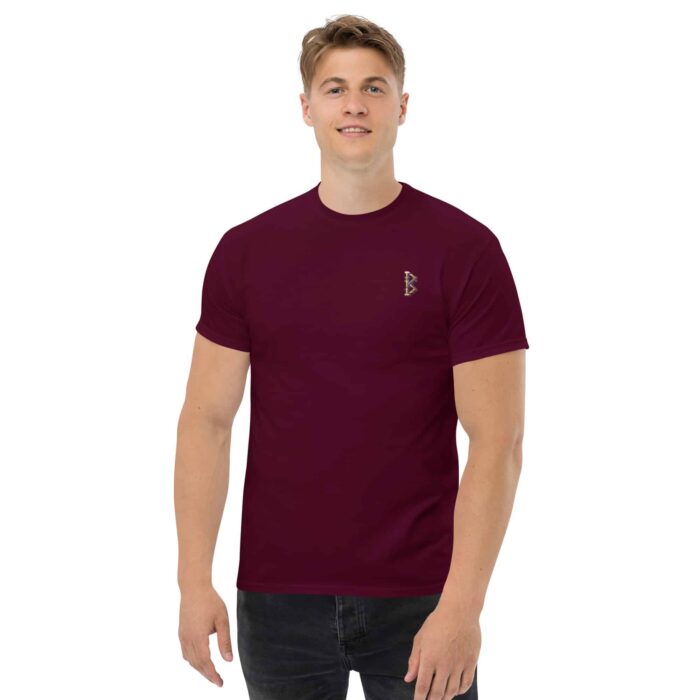 X Fashion Classic T-Shirt Herren Kastanienbraun – Frontansicht