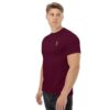X Fashion Classic T-Shirt Herren Kastanienbraun – Vorne-links-Ansicht