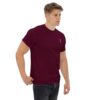 X Fashion Classic T-Shirt Herren Kastanienbraun – Vorne-rechts-Ansicht