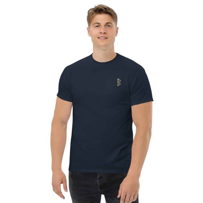 X Fashion Classic T-Shirt Herren Navy – Frontansicht