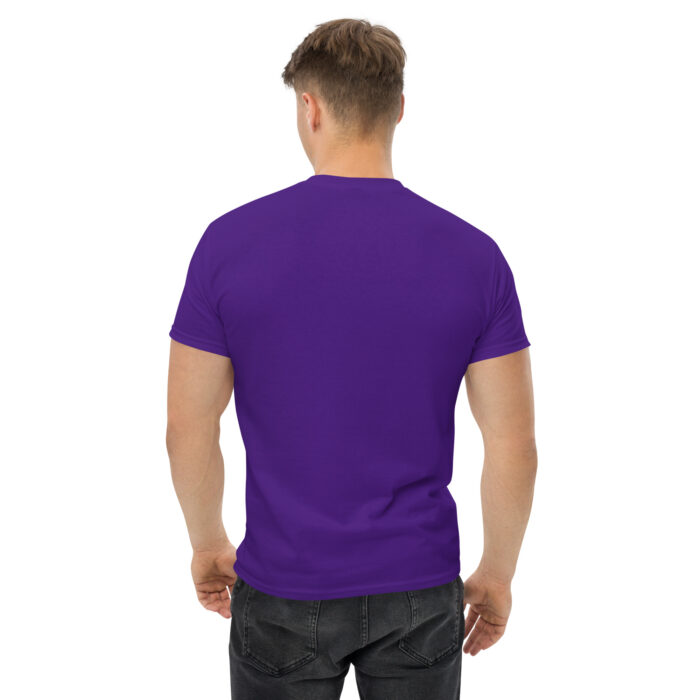 X Fashion Classic T-Shirt Herren Lila – Rückenansicht