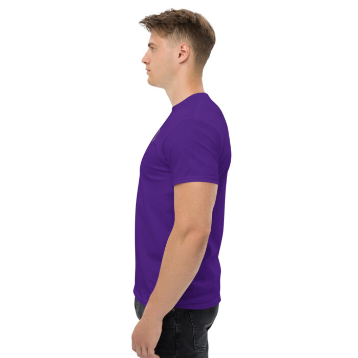 X Fashion Classic T-Shirt Herren Lila – Seitenansicht links