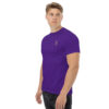 X Fashion Classic T-Shirt Herren Lila – Vorne-links-Ansicht