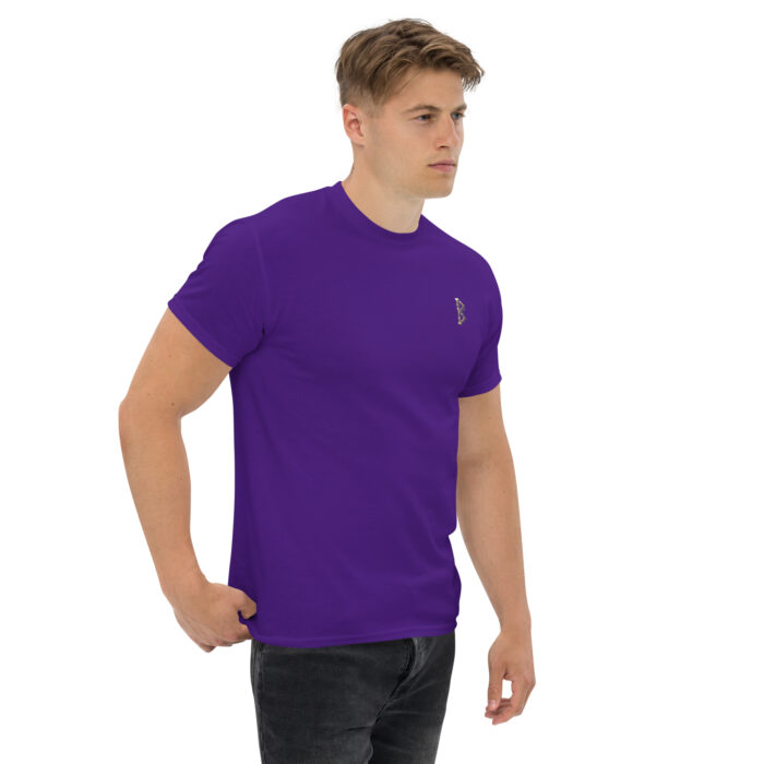 X Fashion Classic T-Shirt Herren Lila – Vorne-rechts-Ansicht