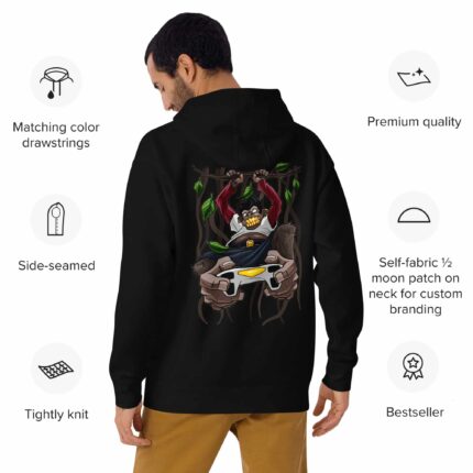 ZockZilla Premium Hoodie Herren