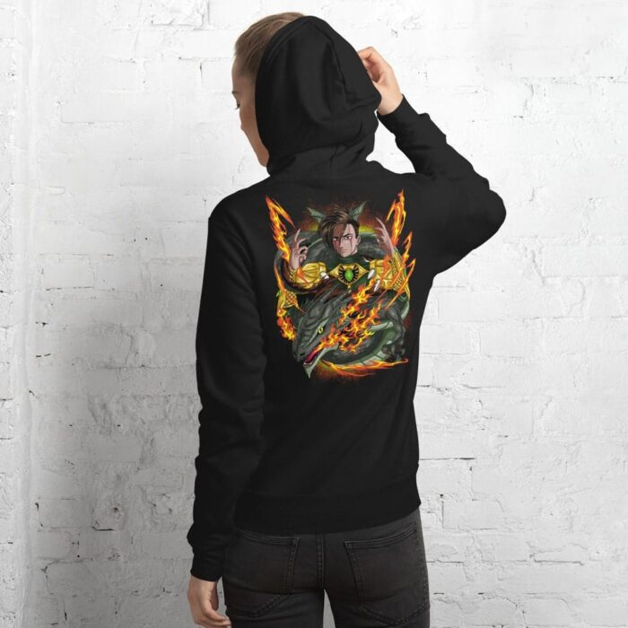 Drakana Serpent Fleece Hoodie Damen