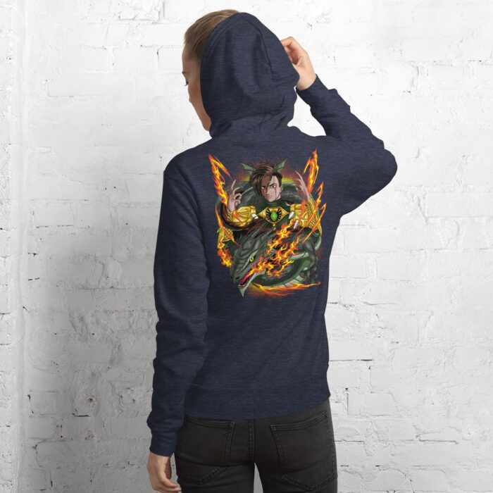 Drakana Serpent Fleece Hoodie Damen