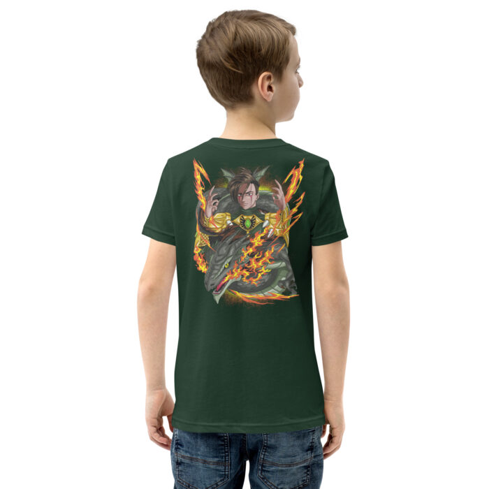 youth-staple-tee-forest-back-660542c75926c.jpg Drakana T-Shirt Kids Teens Dunkelgrau Direktdruck X Fashion
