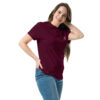 Drakana Lady T-Shirt Damen Kastanienbraun Drachen-Print X Fashion