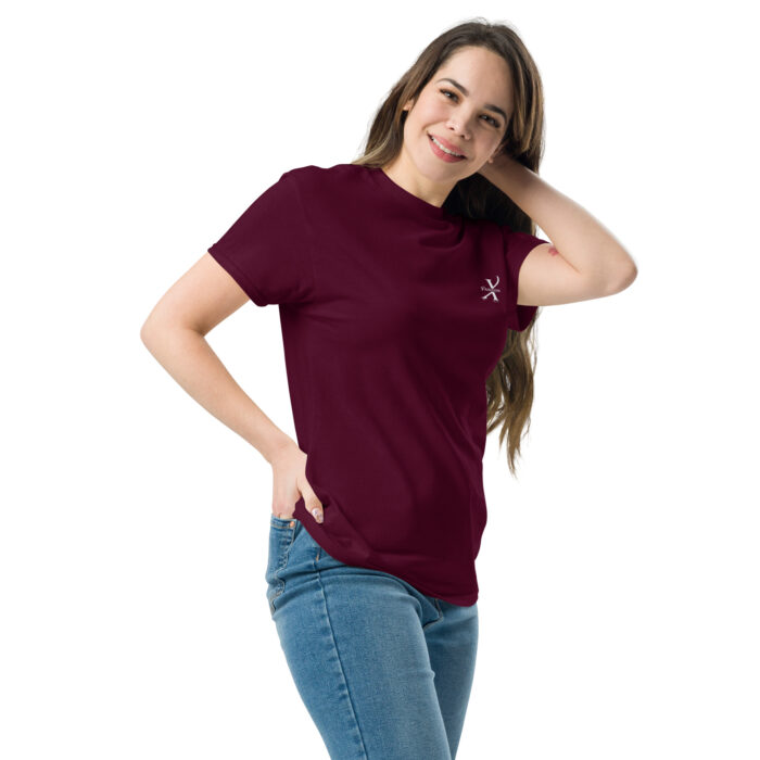 Drakana Lady T-Shirt Damen Kastanienbraun Drachen-Print X Fashion