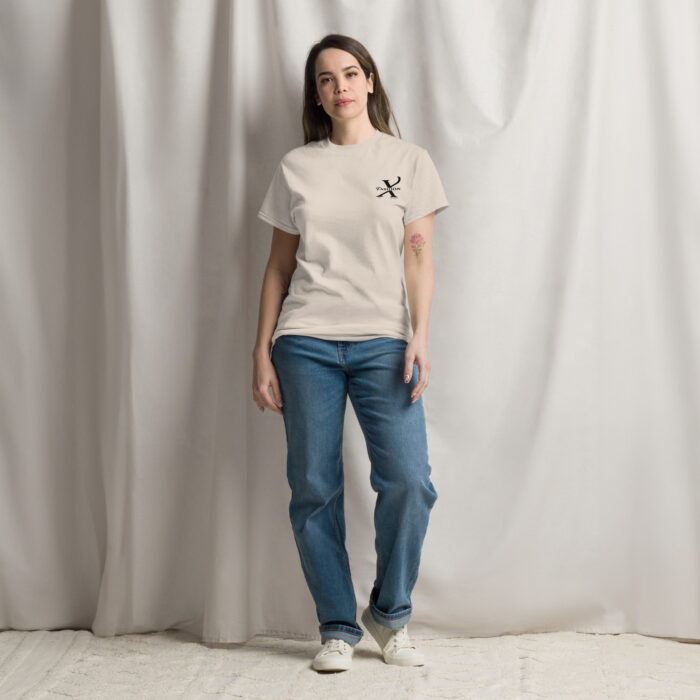 Classic T-Shirt Damen Carolina-Blau X Fashion Design