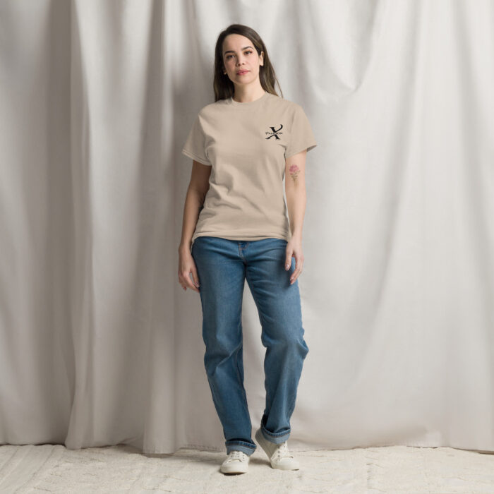 Classic T-Shirt Damen Azalee X Fashion Schwarzes Druckdesign