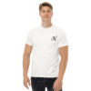 Classic T-Shirt Herren Farbauswahl Weiß Hellblau Asche X Fashion
