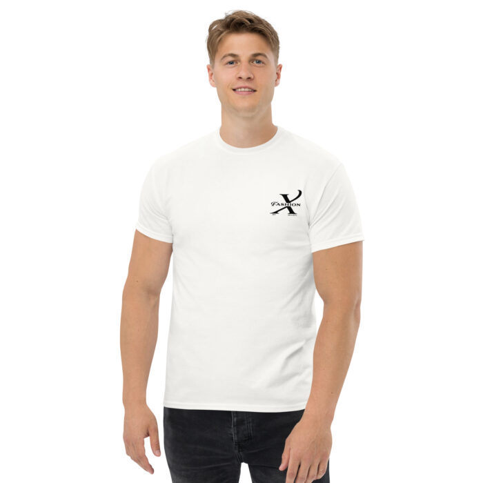 Classic T-Shirt Herren Farbauswahl Weiß Hellblau Asche X Fashion