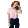 Premium Bio T-Shirt Damen Cotton Pink Stickerei X Fashion