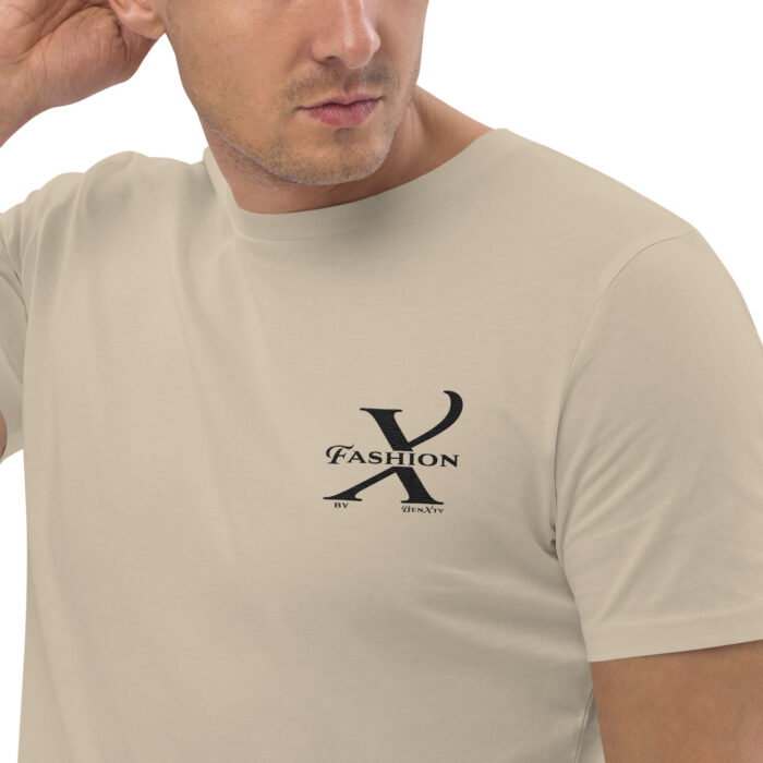 Premium Bio T-Shirt Herren Desert Dust Stickerei Detail X Fashion