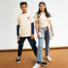 Classic T-Shirt Teens Weiß Design Azalee X Fashion Front-Ansicht
