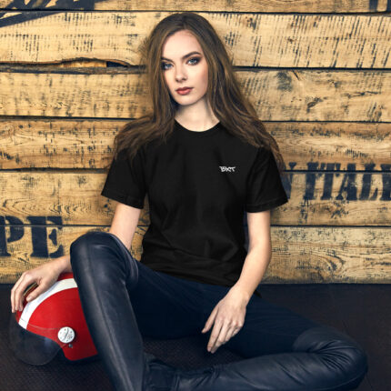 BXT Signature T-Shirt Damen Schwarz Stickerei X Fashion