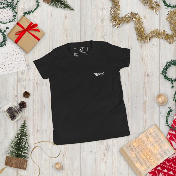 BXT Signature T-Shirt Teens Grau Stickerei X Fashion