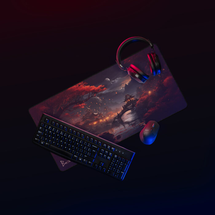 Twilight Bridge Anime Gaming Mauspad XL – Streetwear Desk Pad
