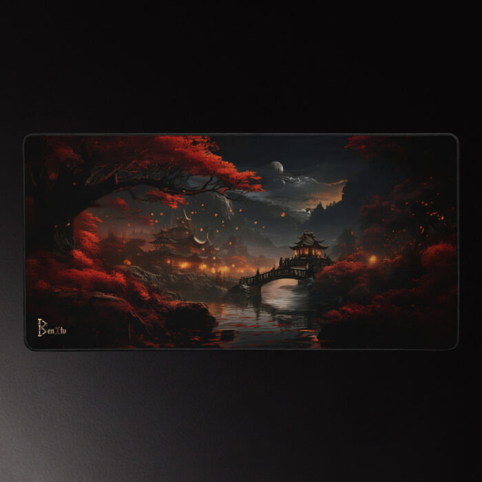 Twilight Bridge Anime Gaming Mauspad XL – Streetwear Desk Pad