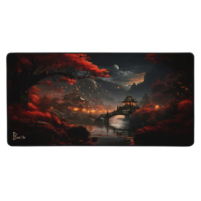 Twilight Bridge Anime Gaming Mauspad XL – Streetwear Desk Pad