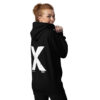 VOIDCORE Oversized Hoodie Damen Schwarz – Dark Streetwear