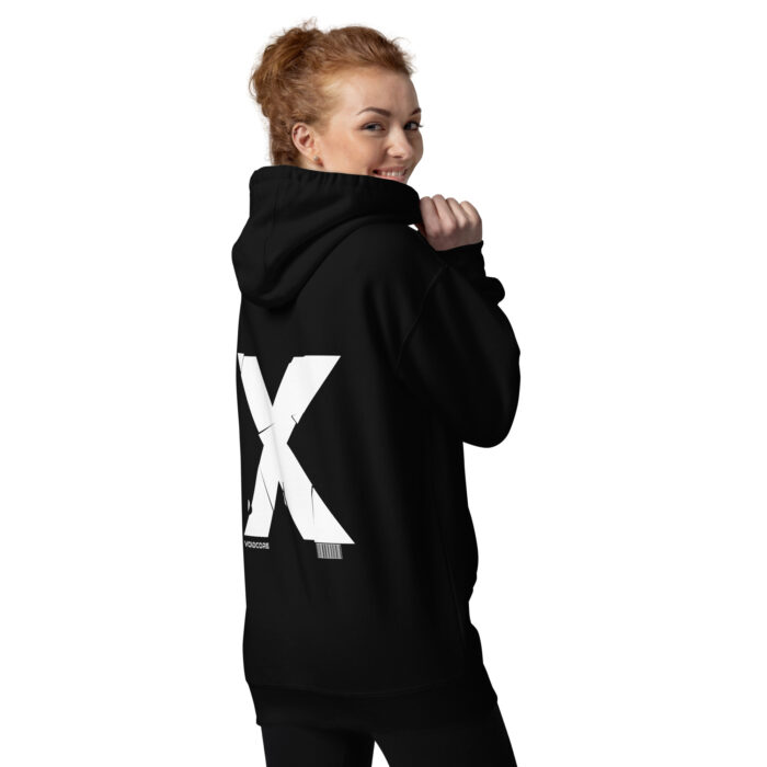 VOIDCORE Oversized Hoodie Damen Schwarz – Dark Streetwear