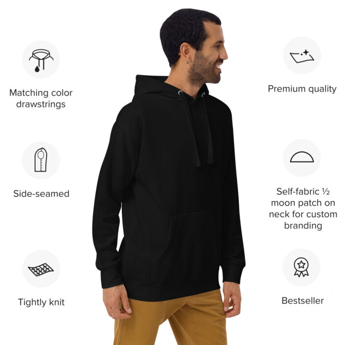 VOIDCORE Oversized Hoodie Herren Schwarz – Dark Streetwear