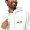 VOIDCORE Oversized Hoodie Herren Weiß – Dark Streetwear
