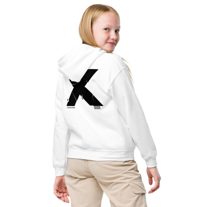 VOIDCORE Oversized Hoodie Kids & Teens Weiß – Streetwear