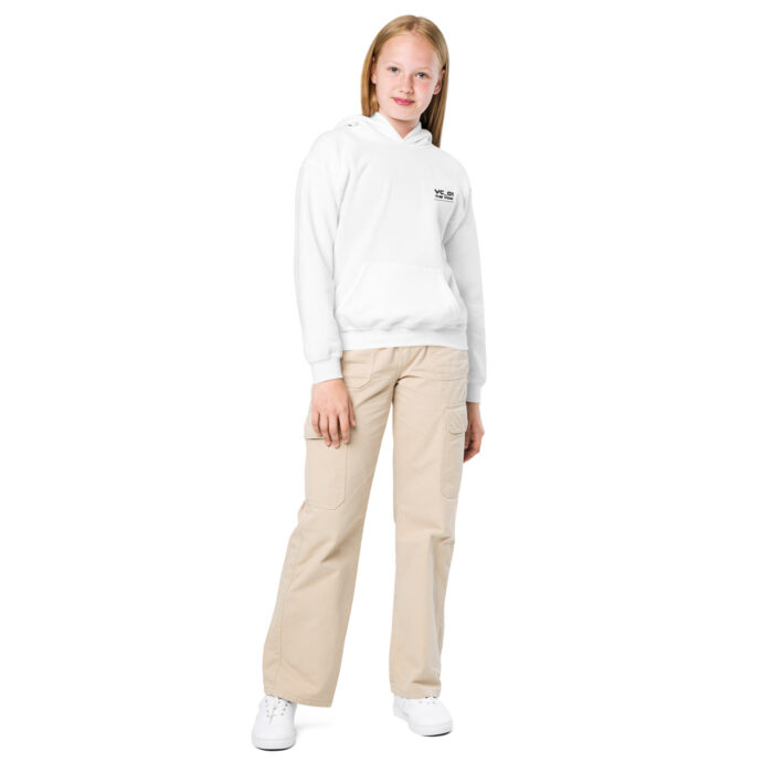 VOIDCORE Oversized Hoodie Kids & Teens Weiß – Streetwear