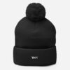 X Fashion Bommelmütze – Warme Wintermütze Stickdesign Streetwear