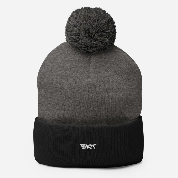X Fashion Bommelmütze – Warme Wintermütze Stickdesign Streetwear