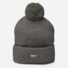 X Fashion Bommelmütze – Warme Wintermütze Stickdesign Streetwear
