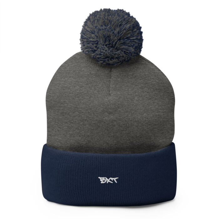 X Fashion Bommelmütze – Warme Wintermütze Stickdesign Streetwear