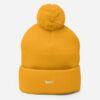X Fashion Bommelmütze – Warme Wintermütze Stickdesign Streetwear