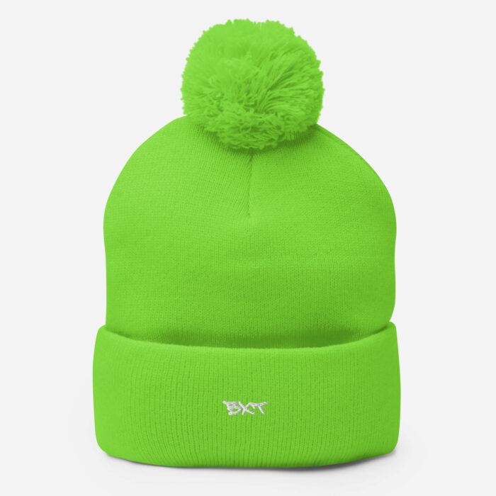 X Fashion Bommelmütze – Warme Wintermütze Stickdesign Streetwear