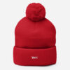 X Fashion Bommelmütze – Warme Wintermütze Stickdesign Streetwear