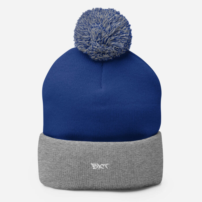 X Fashion Bommelmütze – Warme Wintermütze Stickdesign Streetwear